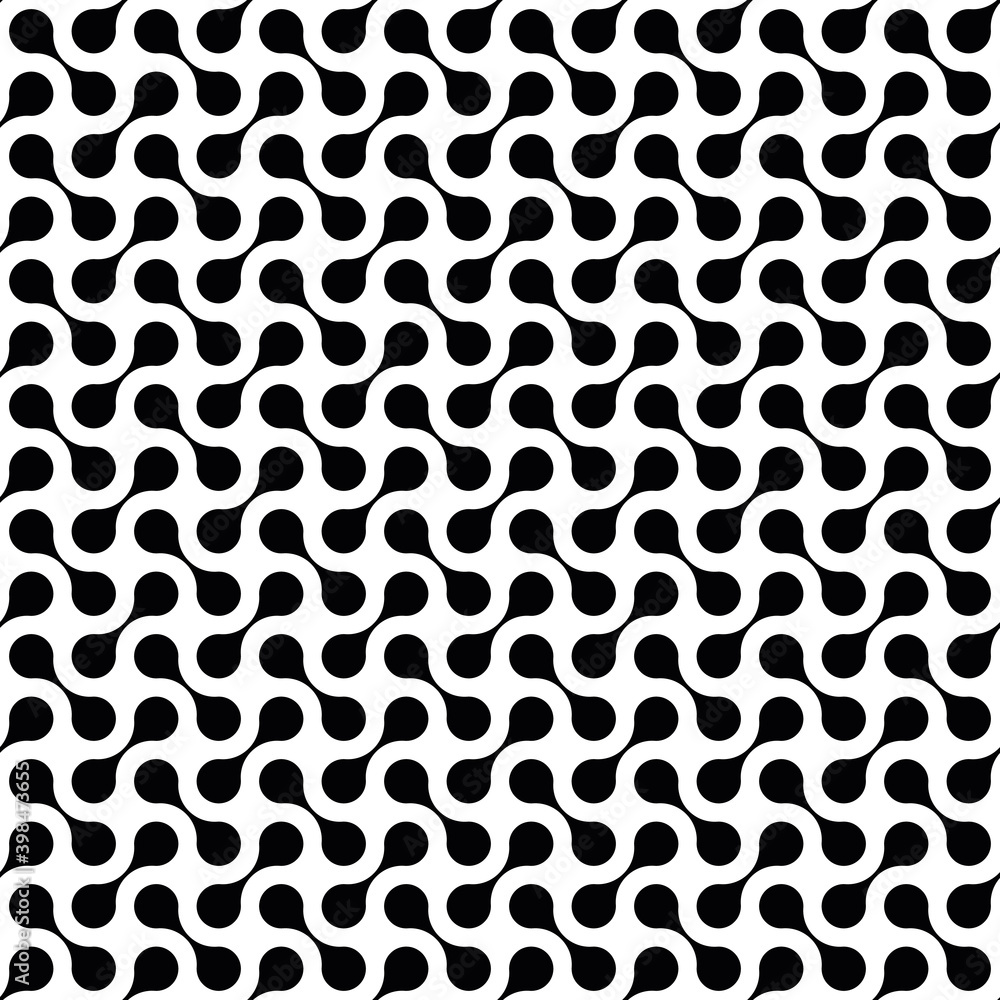 Poster abstract seamless pattern of connected dots