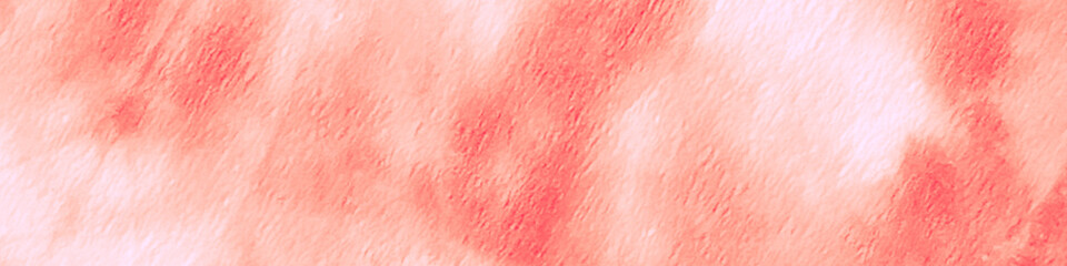 Dirty Art Wallpaper. Coral, Pink Dirty Art Print. Tie Dye Design. Drawn Watercolor Splash. Aquarelle Painted Banner. Artistic Dyed Brushstroke. Drawn Watercolor Splash.
