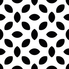 Abstract seamless pattern ol lentil shapes