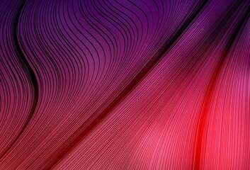 Fototapeta premium Dark Purple, Pink vector blurred shine abstract background.