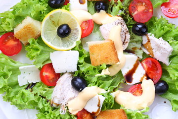 Greek mozzarella salad