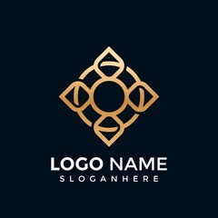 Fototapeta premium Minimalist Elegant royal Fashion modern logos Designs Vector