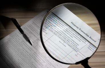 Public domain form to buy a gun in the United States