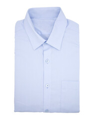 Blue shirt isolated on a white background