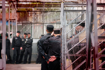 Prisoners in the maximum security penal colony