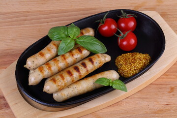 sausages with dijon mustard