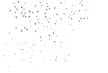 Light Silver, Gray vector layout with elements of cards.