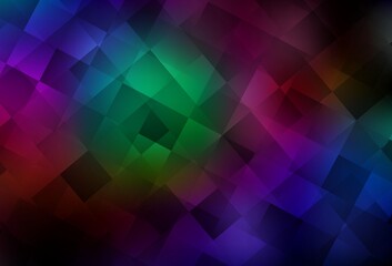 Fototapeta premium Dark Multicolor vector layout with lines, rectangles.