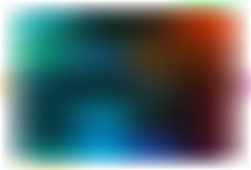 Light Blue, Red vector blurred bright template.