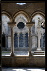 Da Sé Cathedral, Gothic cloister, Barredo district, Porto, Portugal, Unesco World Heritage Site