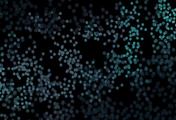 Dark Blue, Green vector texture with artificial intelligence concept.