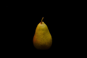Pear on dark background