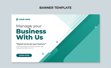 Banner template for professional business