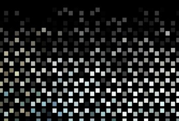 Dark Black vector layout with rectangles, squares.