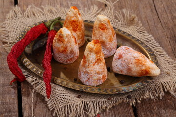 Cheese with cherry tomatoes