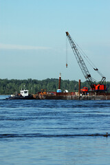 river dredger