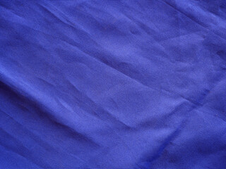 blue silk fabric background, sportswear cloth texture