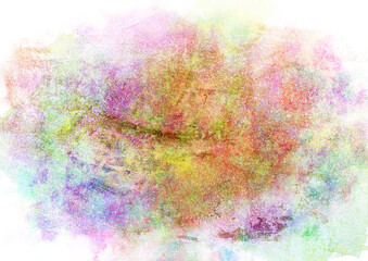 Watercolor fantastic and grungy background