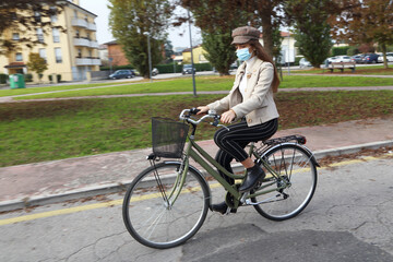 bicicletta mascherina