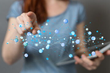 business conference team work connection digital concept