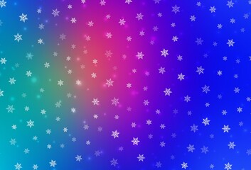 Light Blue, Red vector texture in birthday style.