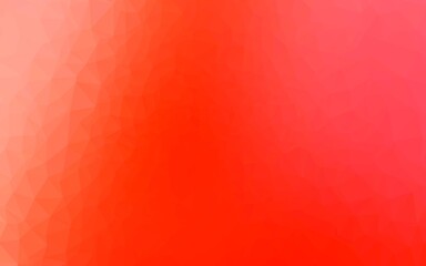 Light Red vector low poly layout. Colorful illustration in abstract style with gradient. Template for a cell phone background.