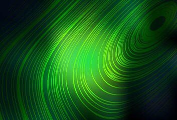 Dark Green vector abstract bright texture.