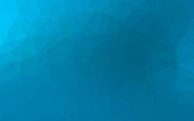 Light BLUE vector abstract mosaic backdrop. Shining colored illustration in a Brand new style. Triangular pattern for your business design.