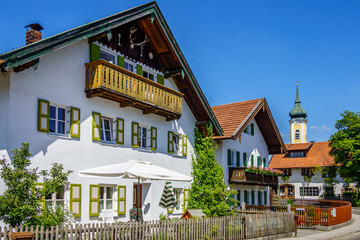 old town of seehausen am staffelsee - bavaria