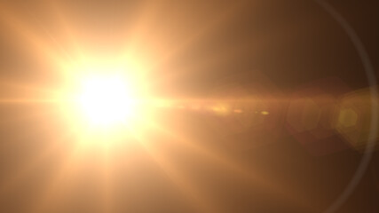 lens flare,Abstract Natural Sun flare on the black background, flare light transition, effects...