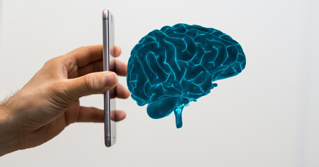 intelligence brain ai digtal 3d artificial intelligence