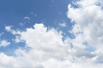Beautiful cloud with blue sky natural background