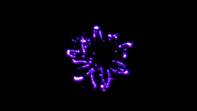 Kirlian photography of Crane's Bill Geranium leaf showing aura.