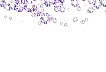 Light Purple vector cover with spots.