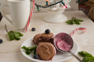 xmas macaron 