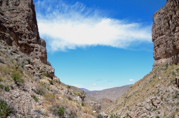view of the mountains