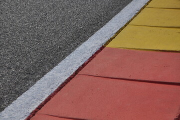 red and yellow lines