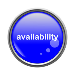 blue button with an inscription