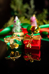 christmas tree and gifts