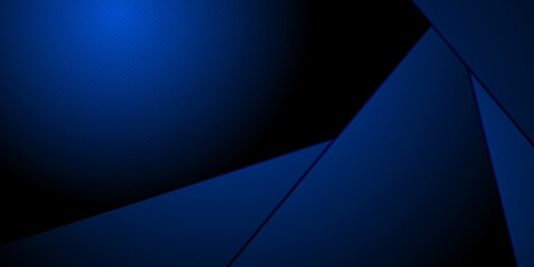 Dark blue abstract background with triangle shape element design