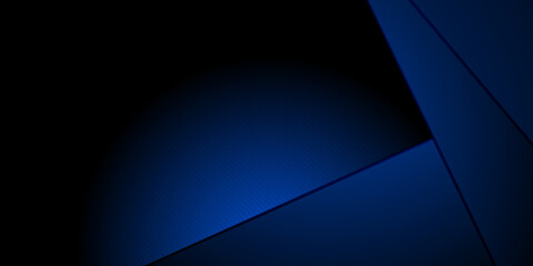 Dark blue abstract background with triangle shape element design