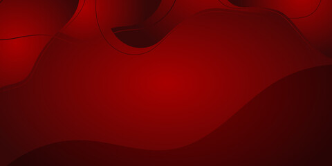 Liquid red color background design. Fluid gradient shapes composition. Futuristic design posters.