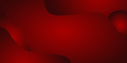 Red black liquid wave abstract background with fluid shape design