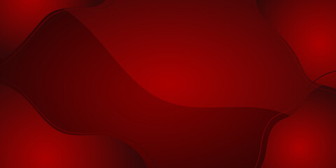 Red black liquid wave abstract background with fluid shape design
