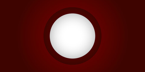 Red, black and grey geometric tech abstract background with circle text space