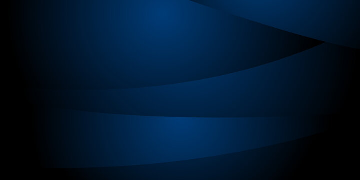 Dark blue abstract modern business tech background with black shadow