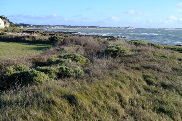 The granite coast at Batz sur mer.