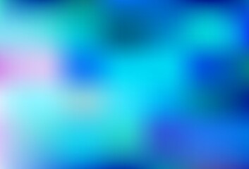 Light BLUE vector blurred pattern.