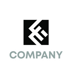 letter MF logo