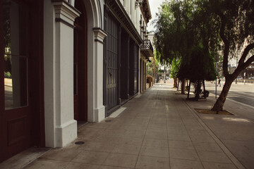 Empty streets of Los Angelo